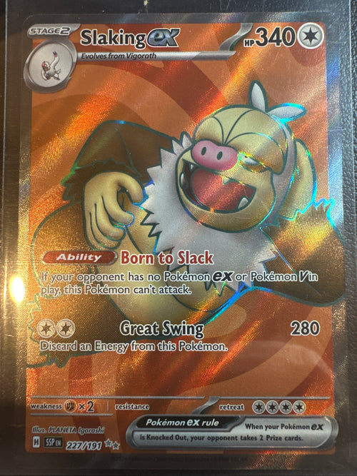 2024 Surging Sparks Slaking EX Holo Secret Rare FA #227/191