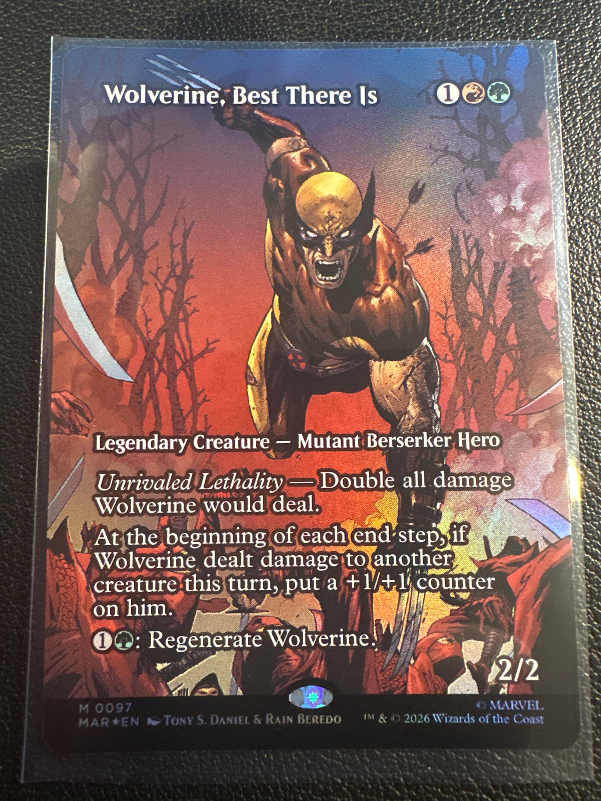 2025 Magic: The Gathering Marvel Universe Eternal-Legal Wolverine Foil #97