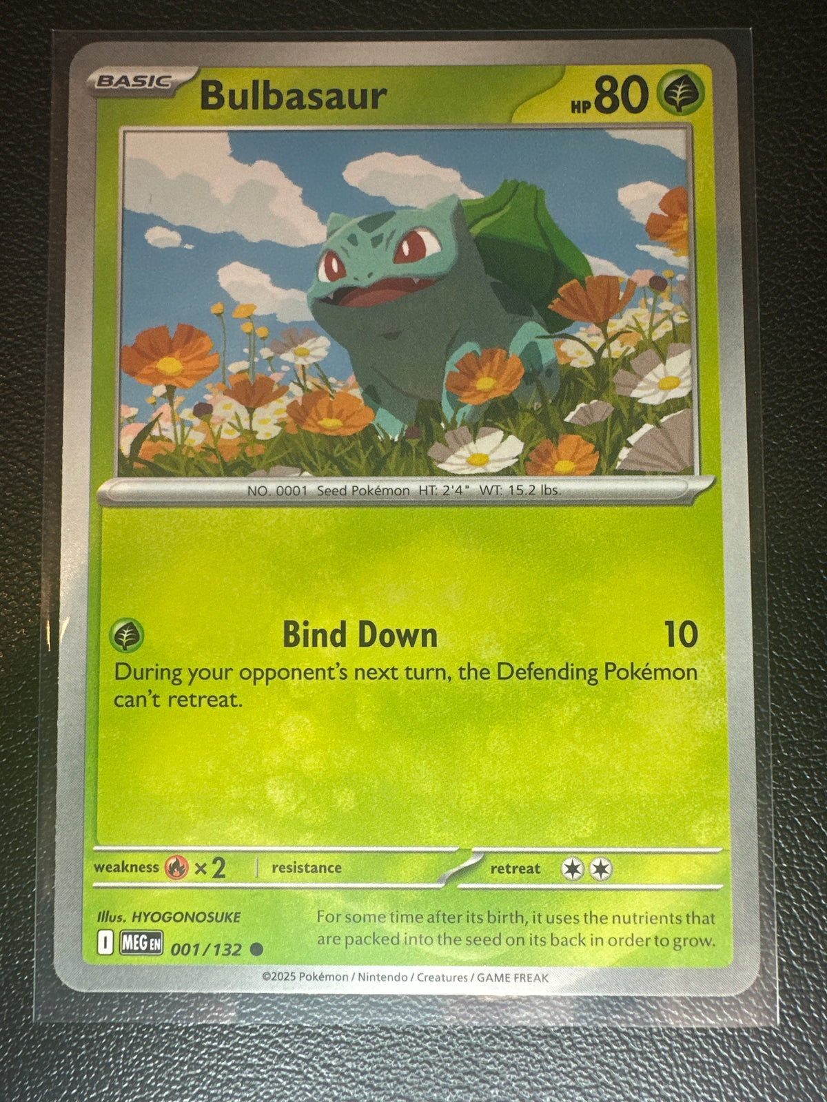 2025 Mega Evolution Bulbasaur Regular #1/132
