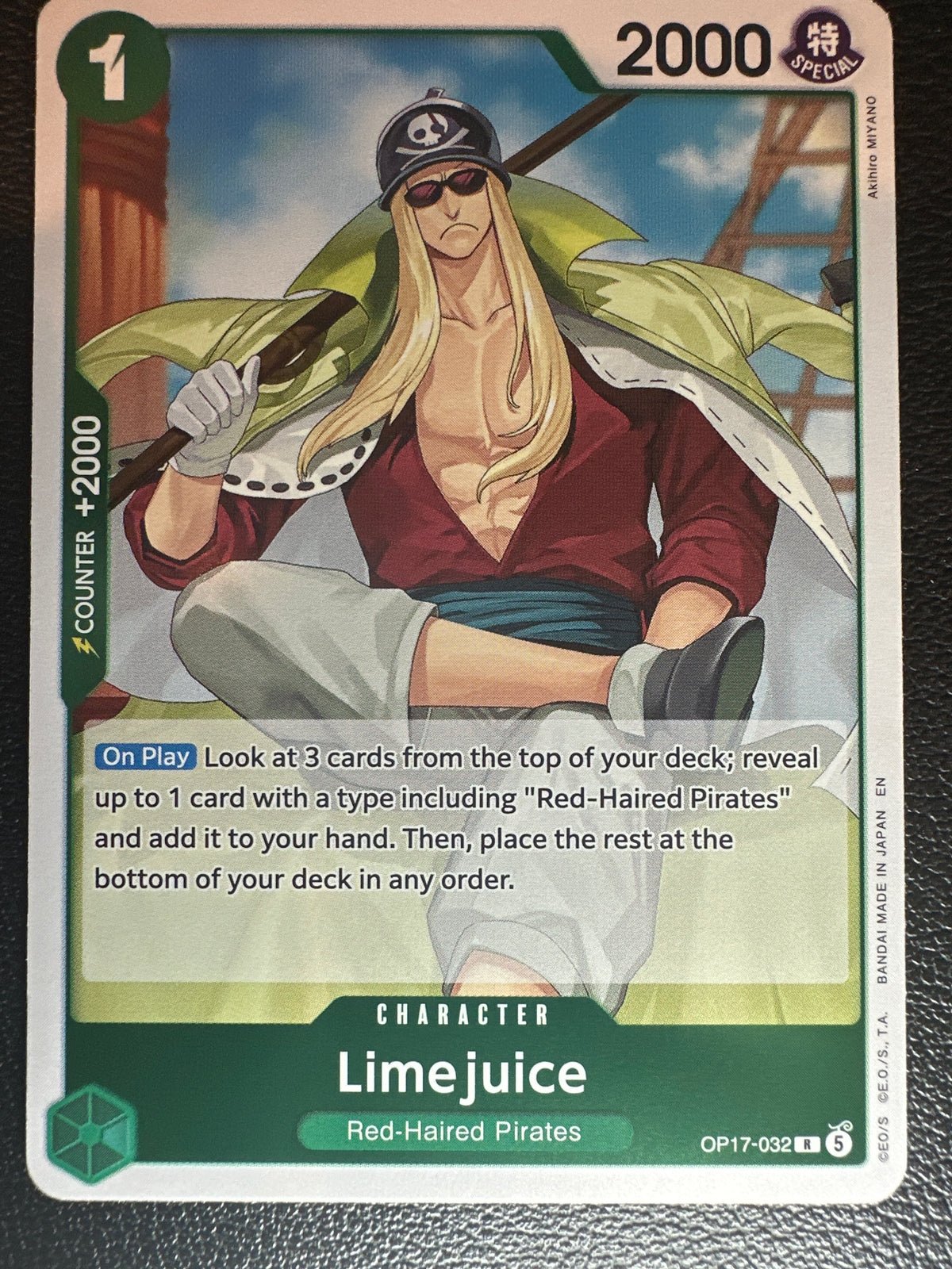 OP17: The Worlds Strongest Warriors Limejuice Foil #OP17-032