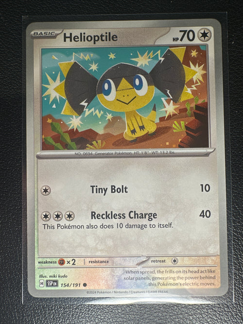 2024 Surging Sparks Helioptile #154/191