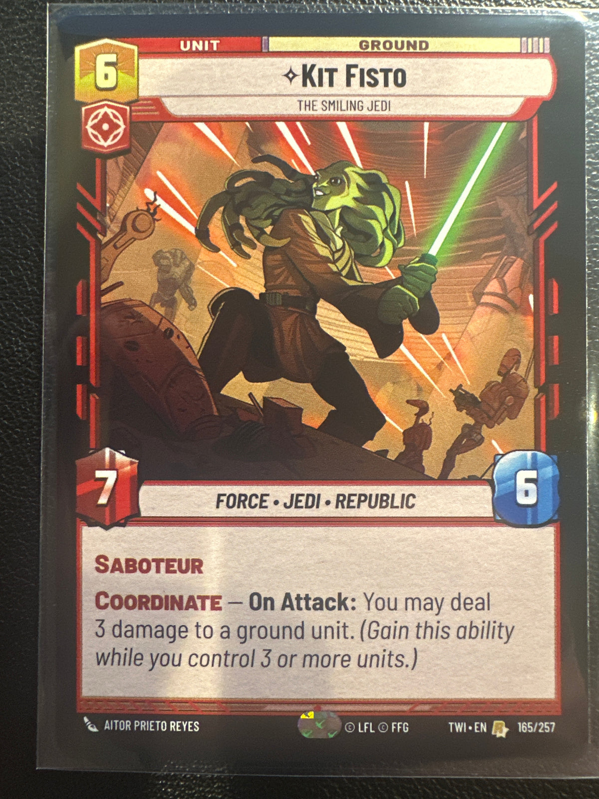 Twilight of the Republic Kit Fisto #165/257