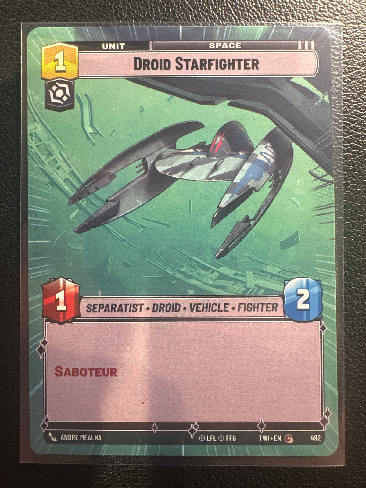 Twilight of the Republic Droid Starfighter Foil #492