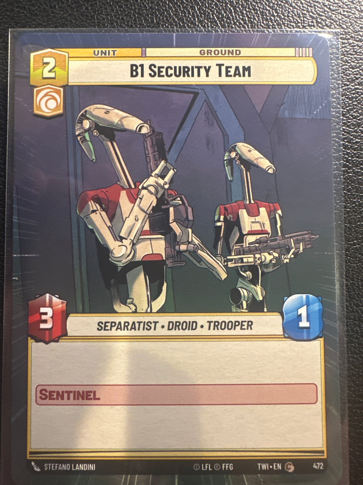 Twilight of the Republic B1 Battle Droid B1 Security Team #472