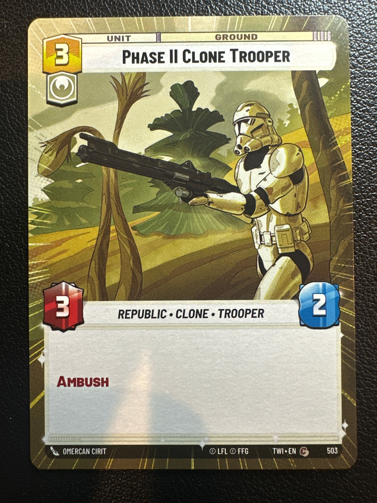 Star Wars: Unlimited Twilight of the Republic Phase II Clone Trooper  #503