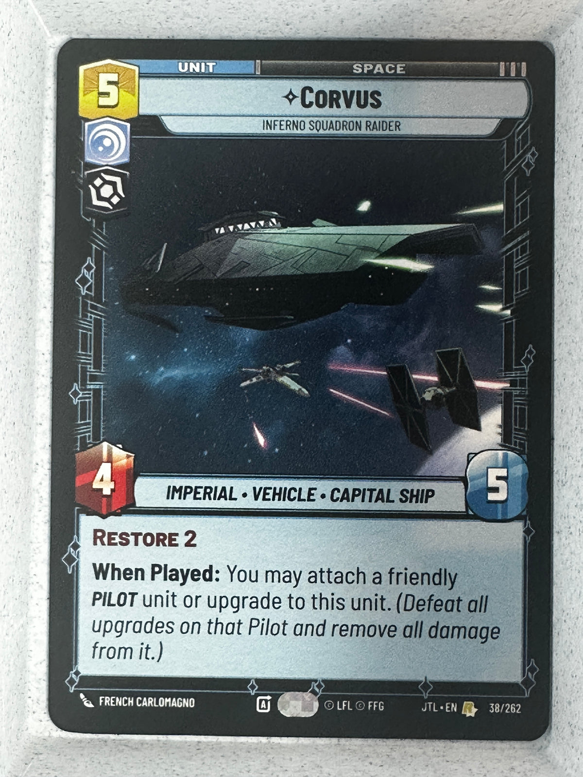 Jump to Lightspeed Corvus #38/262