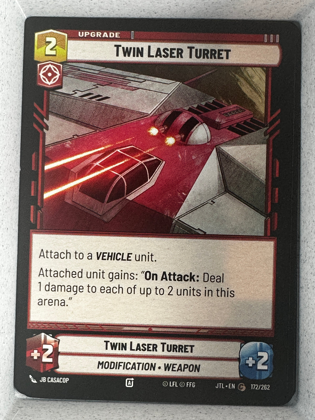 Jump to Lightspeed Twin Laser Turret #172/262