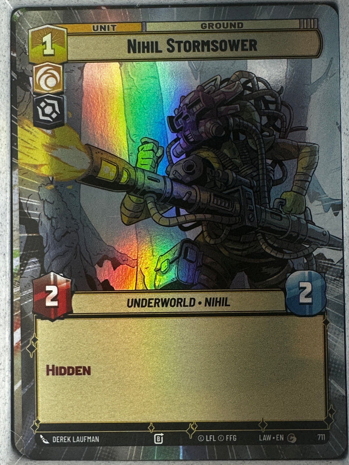 Star Wars: Unlimited A Lawless Time Nihil Stormsower Foil Hyperspace #711