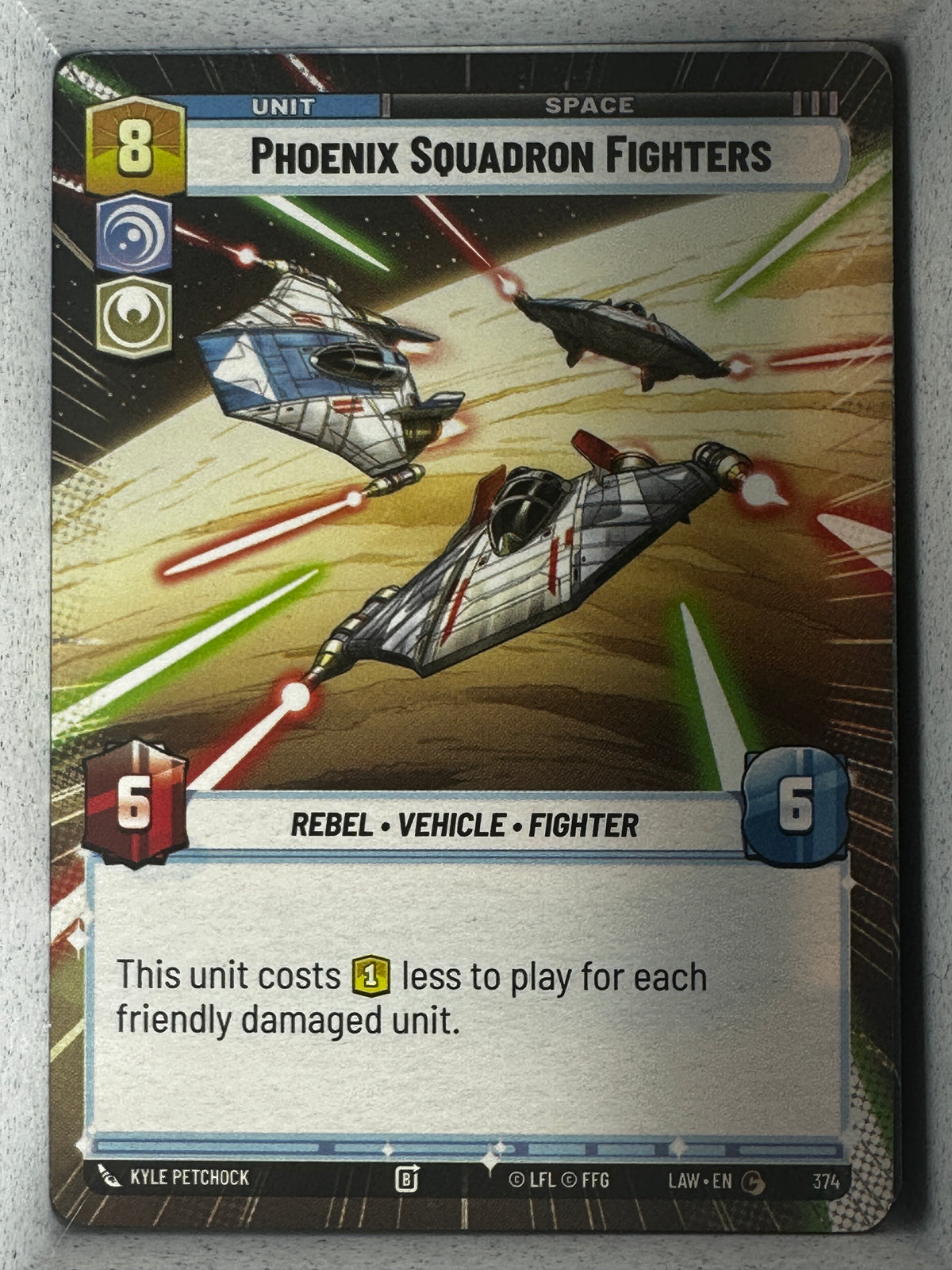 Star Wars: Unlimited A Lawless Time Phoenix Squadron Fighters Hyperspace #374