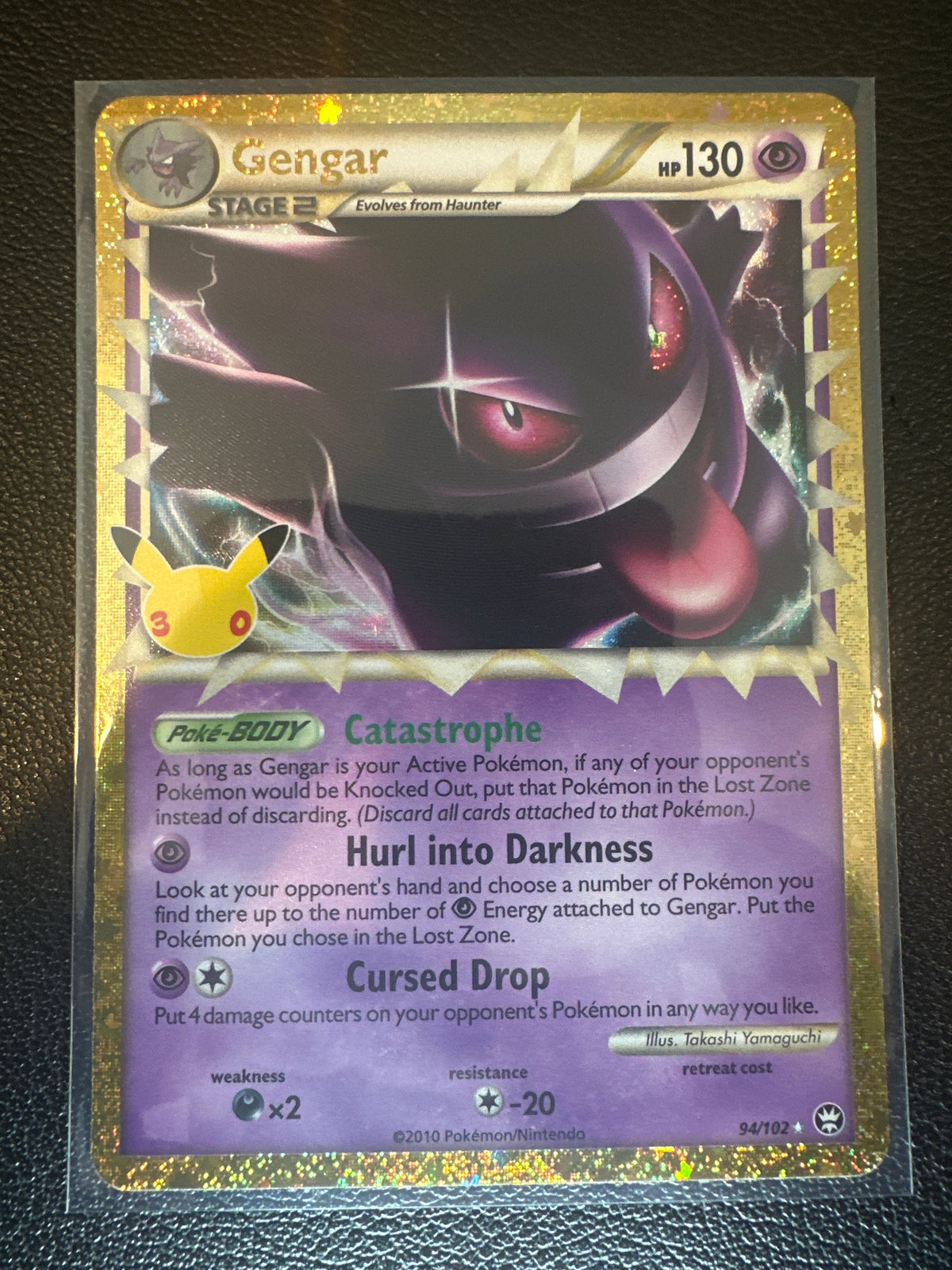 Pokemon TCG 30th Celebration Gengar Holo Rare #94/102