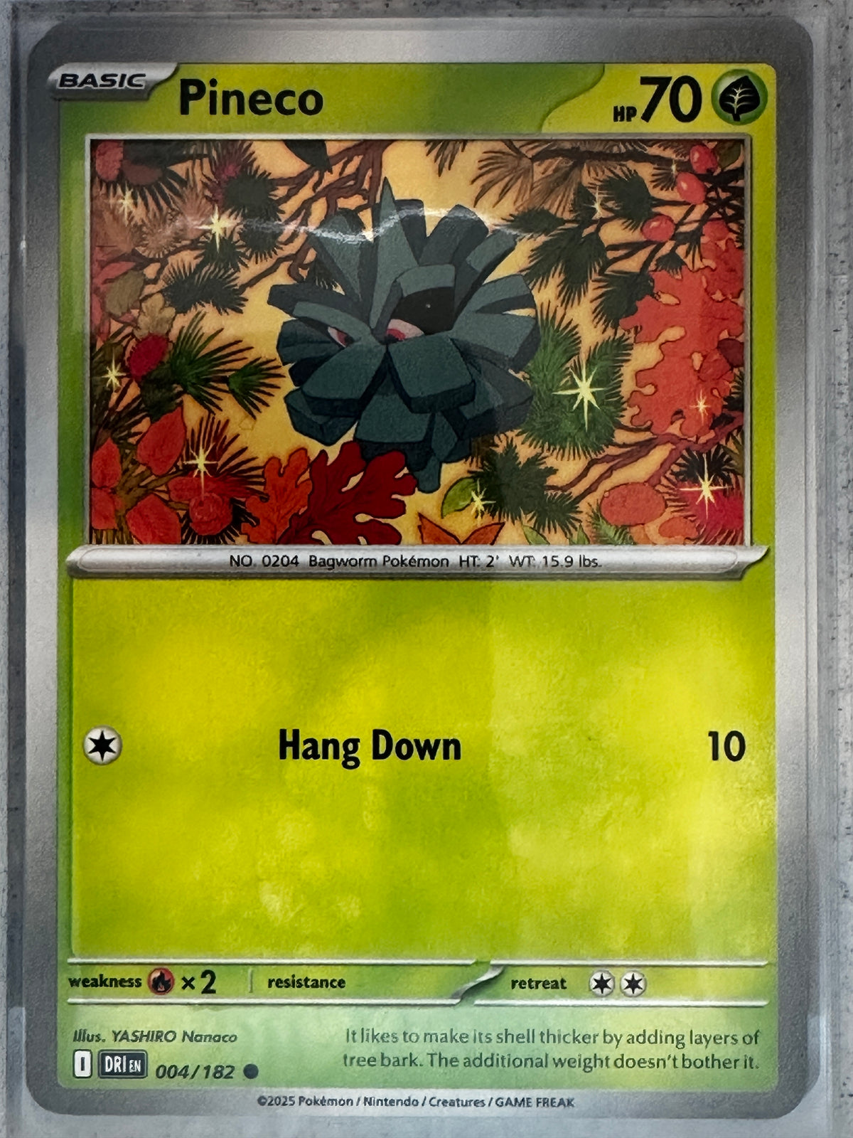 Pokemon TCG Scarlet & Violet Destined Rivals Pineco #4/182