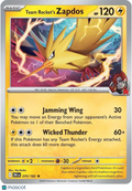 2025 Destined Rivals Team Rocket's Zapdos Holo Rare #70/182
