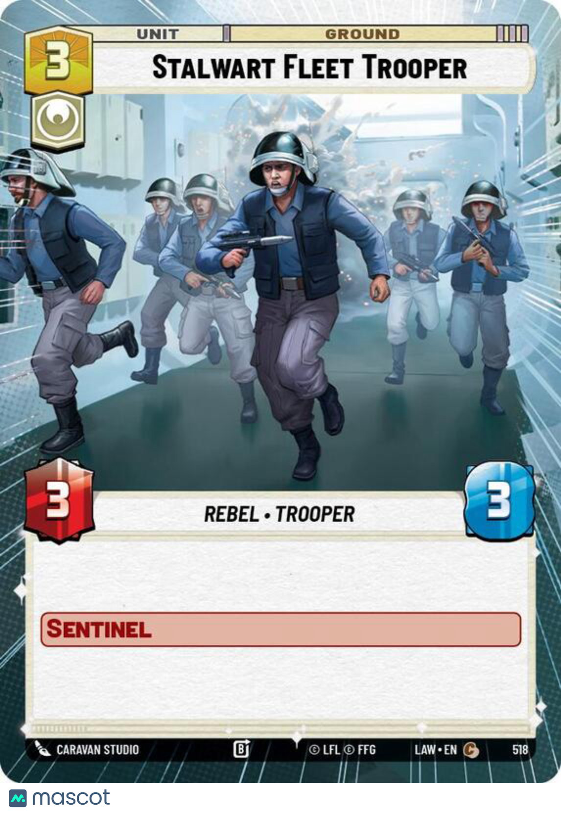 Star Wars: Unlimited A Lawless Time Stalwart Fleet Trooper Hyperspace #518