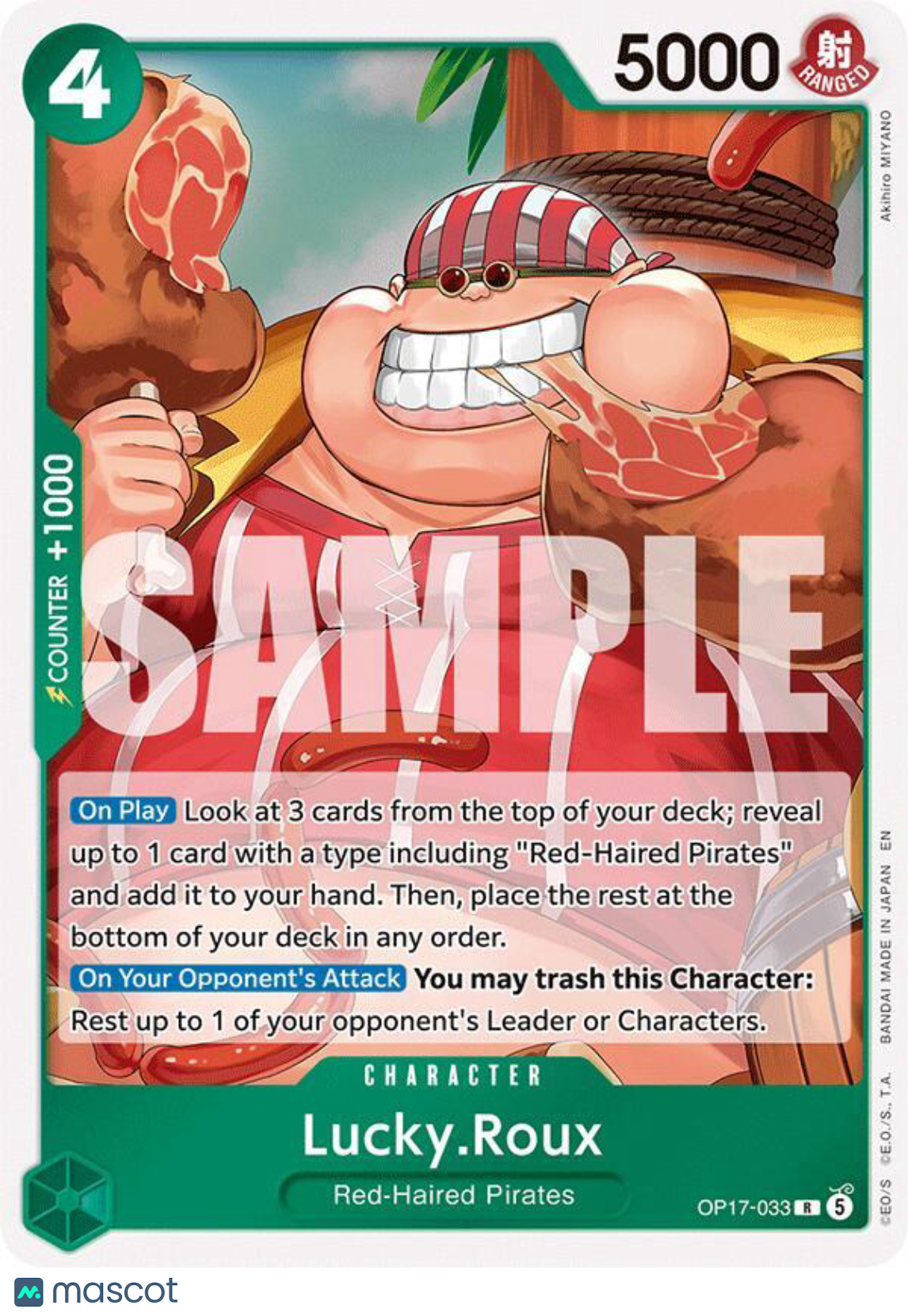 OP17: The Worlds Strongest Warriors Lucky.Roux Foil #OP17-033