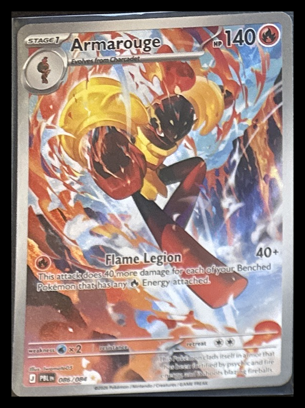 2026 Pitch Black Armarouge Holo Secret Rare #86/84