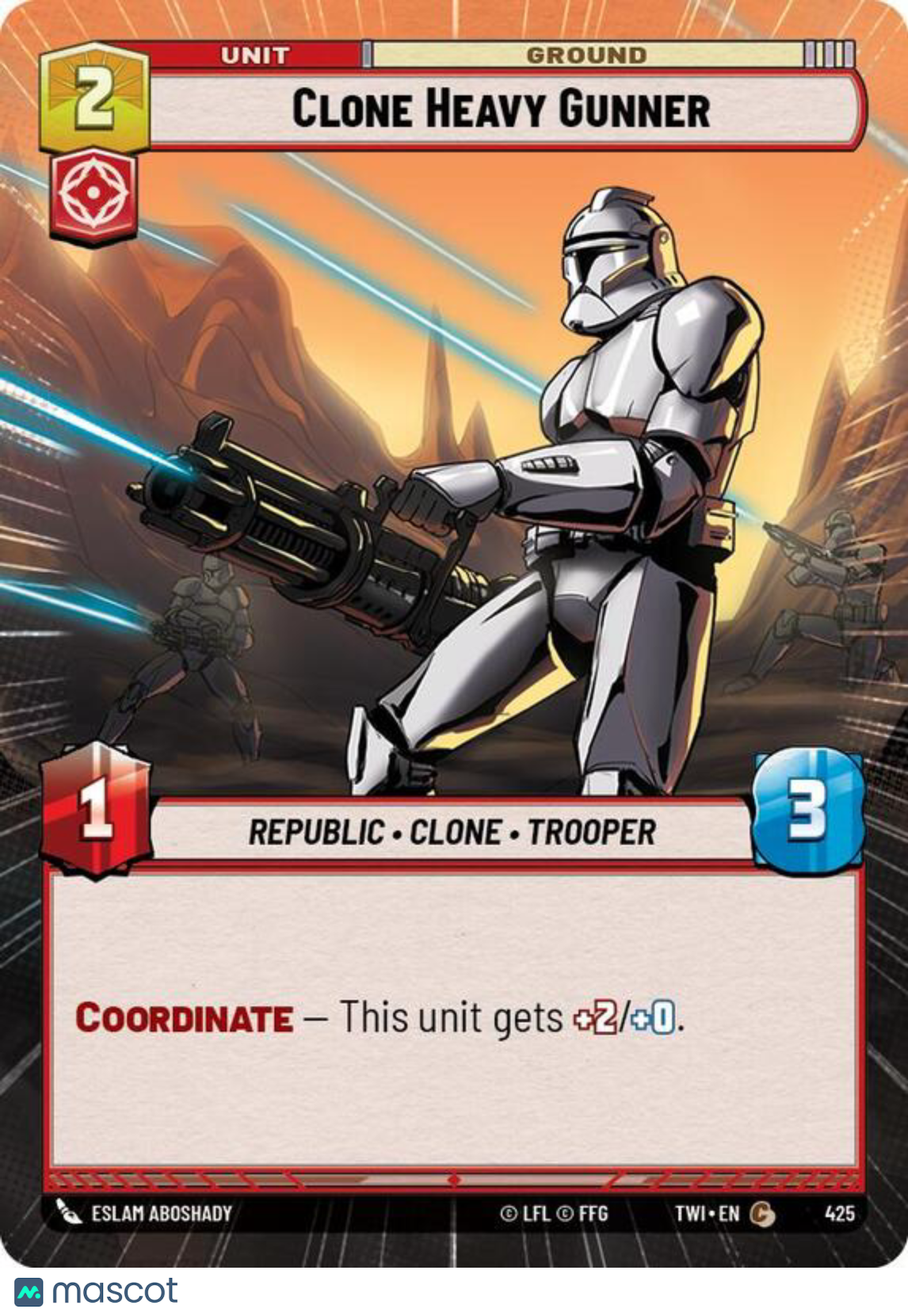 Twilight of the Republic Clone Heavy Gunner #425