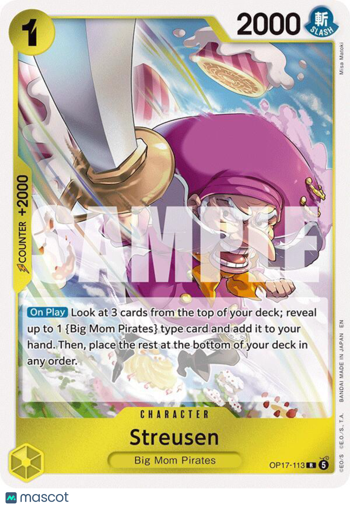 OP17: The World's Strongest Warriors Streusen Foil #OP17-113
